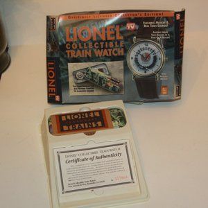 VINTAGE 1998 Lionel Trains Collectible Train Watch w/Case